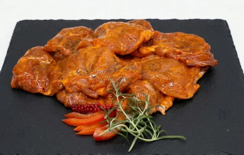 Hähnchensteak mit Haut mariniert