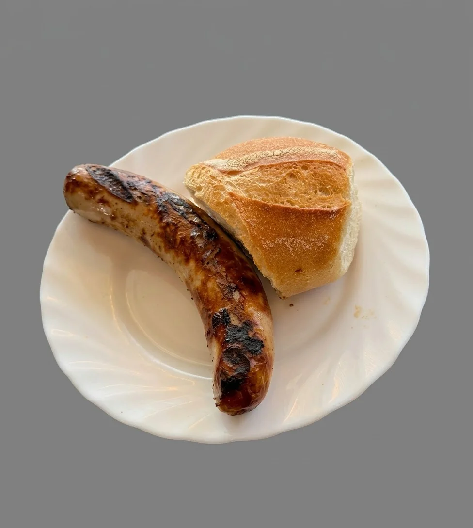 Roster mit Brötchen